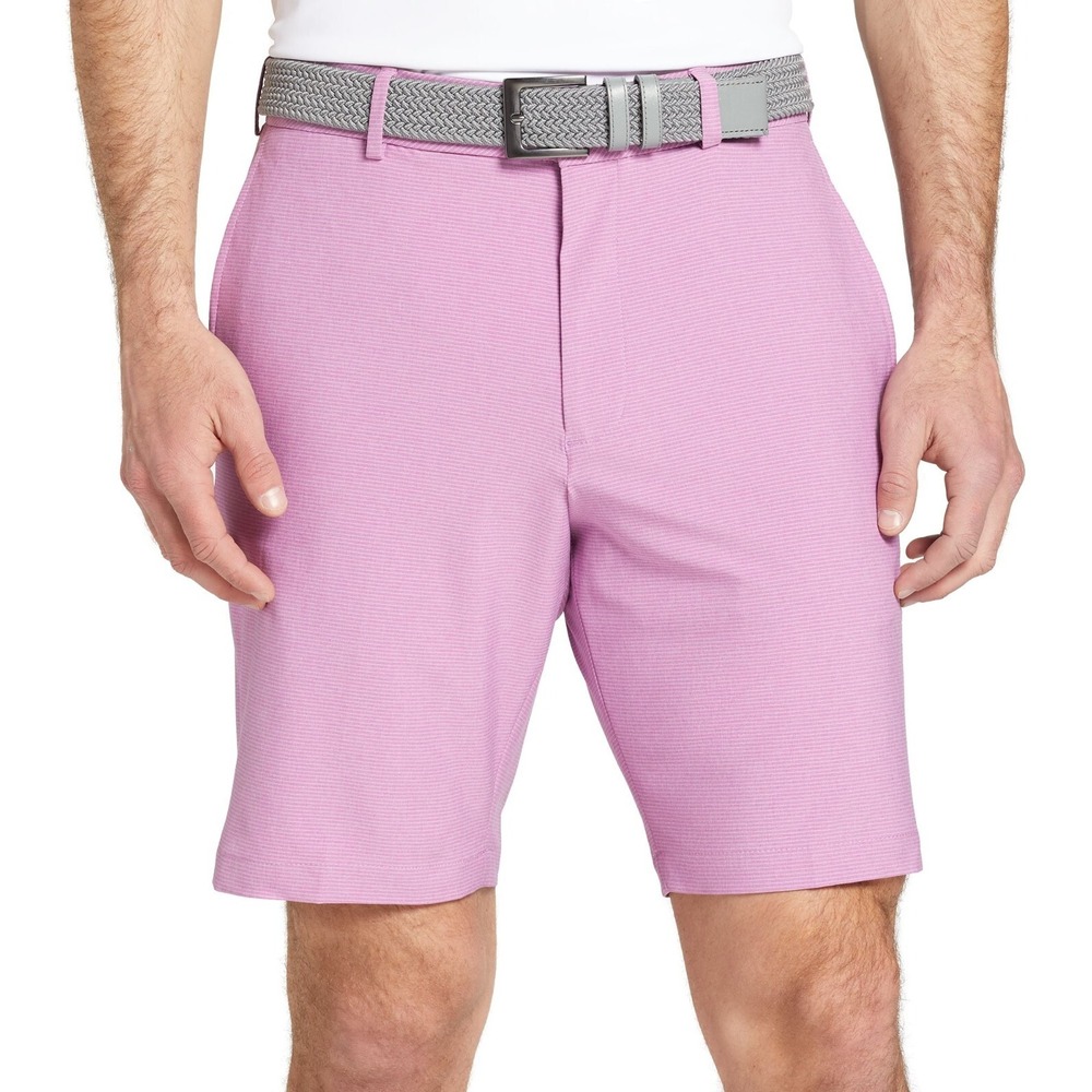 Walter Hagen Men's Performance Golf Shorts, Size 40,‎ Magenta/white